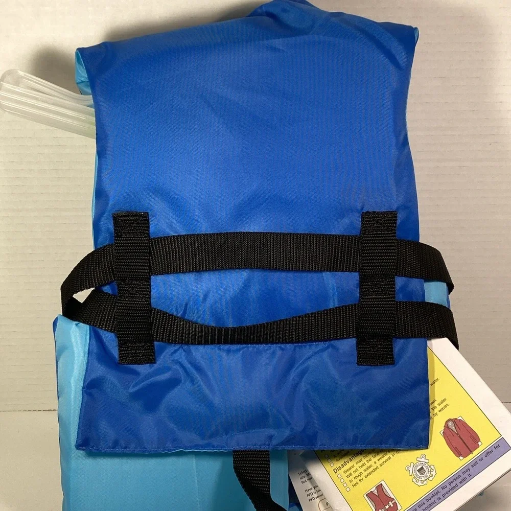 Exxel Outdoors Childs Life Vest 30-50lbs Lake Pool PFD Type 3 Face Up USCG NWT